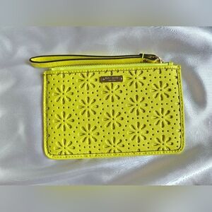 kate spade Yellow Geometric Clutch